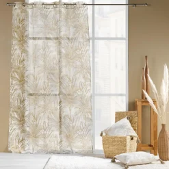 douceur d'intu017drieur Voilage œillets (140 x 240 cm) Dune Beige New
