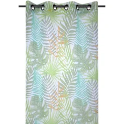 LOVELY CASA Voilage œillets (140 x 260 cm) Exolu Vert New