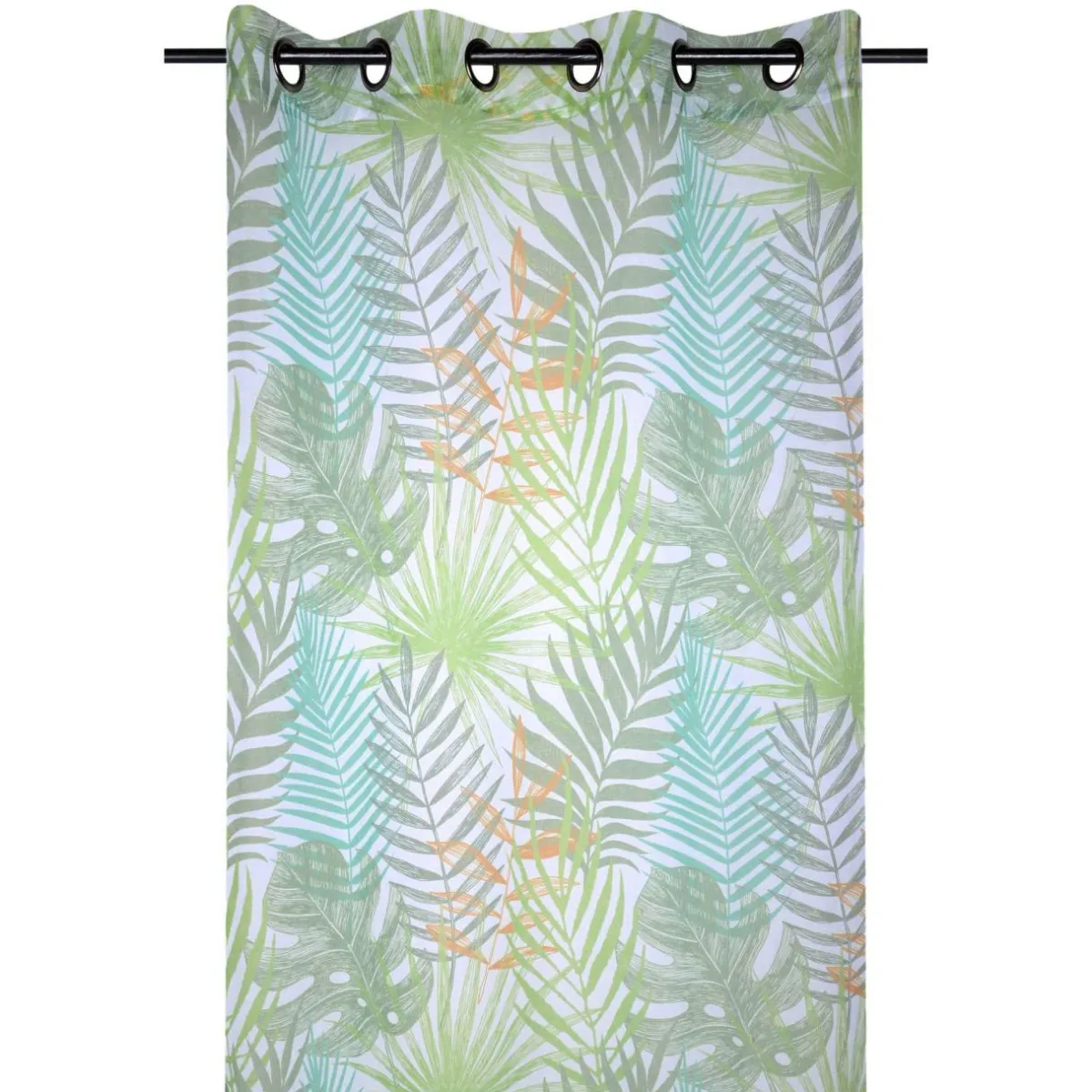 LOVELY CASA Voilage œillets (140 x 260 cm) Exolu Vert New