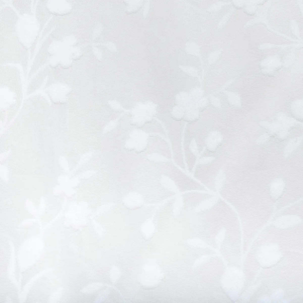 Atmosphera, cru017dateur d'intu017drieur Voilage œillets (140 x 240 cm) Flore Blanc Clearance