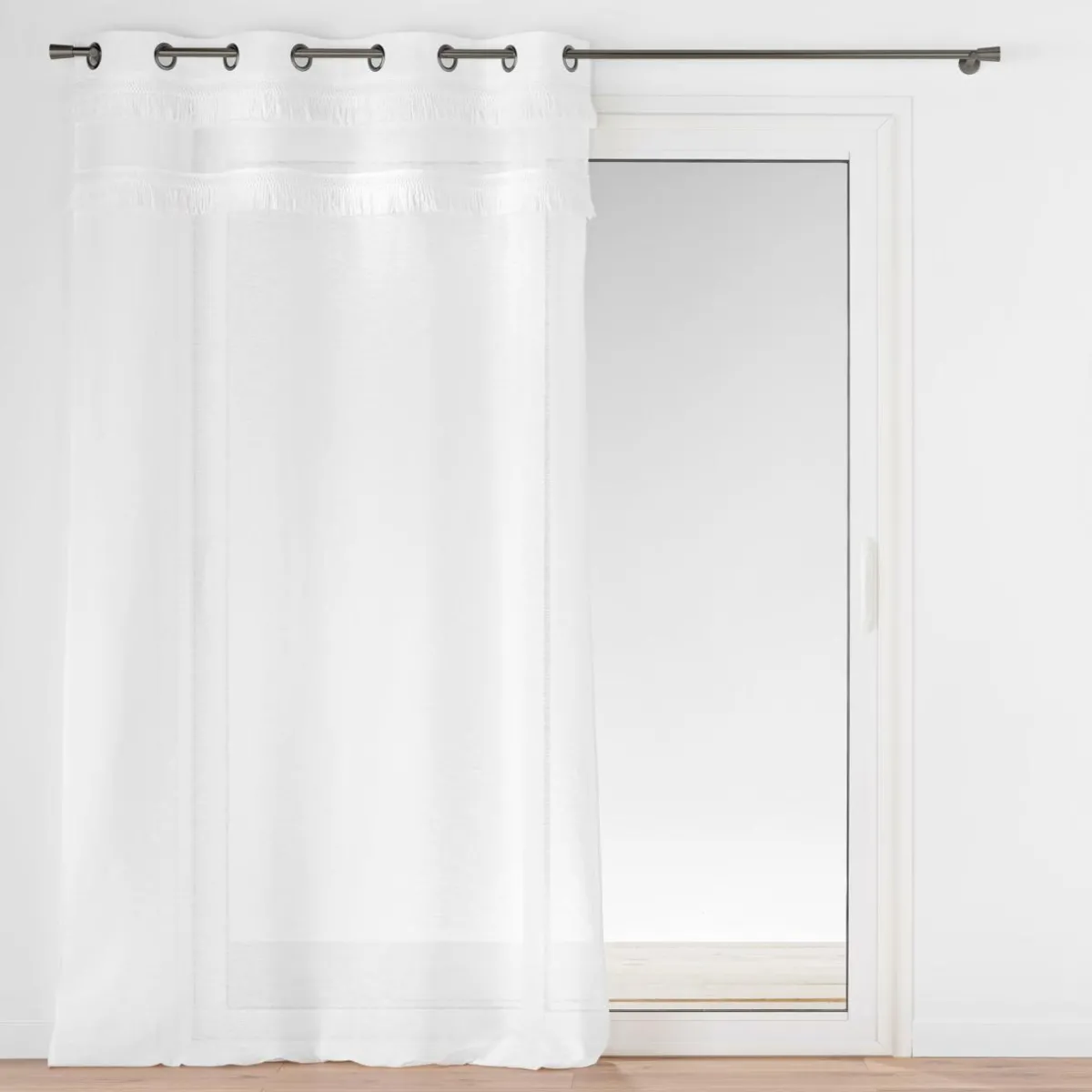 douceur d'intu017drieur Voilage œillets (140 x 240 cm) Frangina Blanc Discount