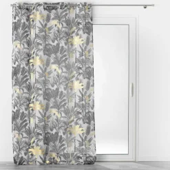 DOUCEUR D'INTERIEUR Voilage œillets (140 x 240 cm) Karaba Noir Sale