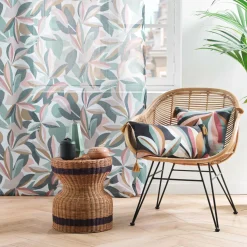 DOUCEUR D'INTERIEUR Voilage œillets (140 x 240 cm) Lavinia Multicolore Hot