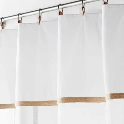 DOUCEUR D'INTERIEUR Voilage œillets (140 x 240 cm) Leana Blanc Outlet