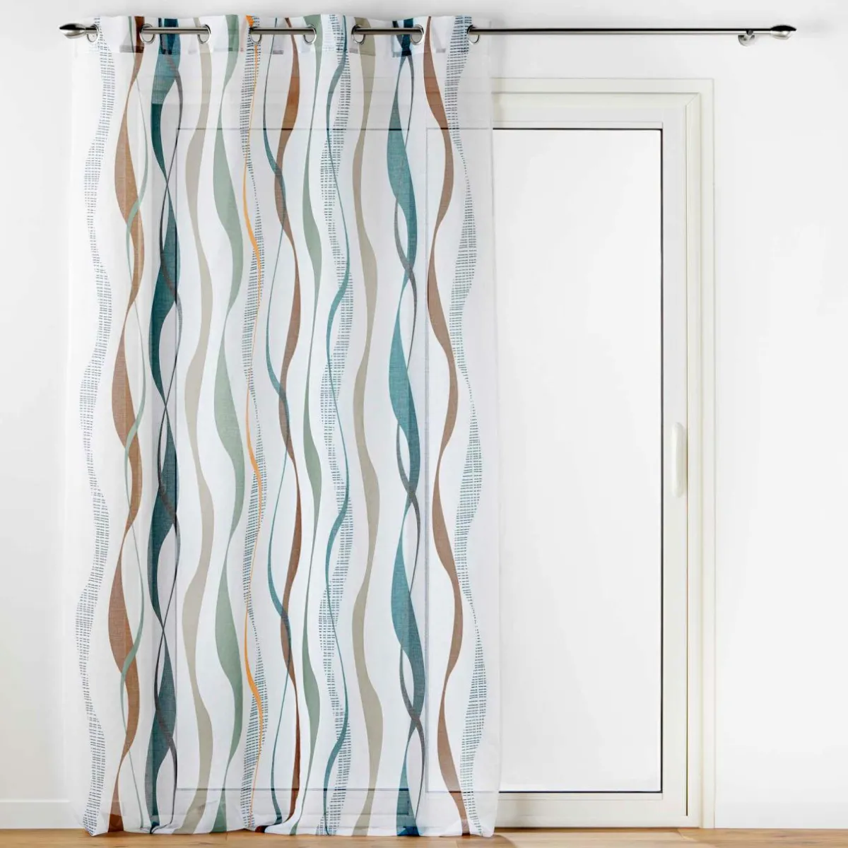 DOUCEUR D'INTERIEUR Voilage œillets (140 x 240 cm) Lisana Multicolore Sale
