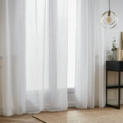 EMINZA Voilage œillets (180 x 240 cm) Léontine Blanc Clearance