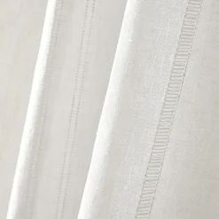 EMINZA Voilage œillets (280 x 240 cm) Léontine Blanc Discount