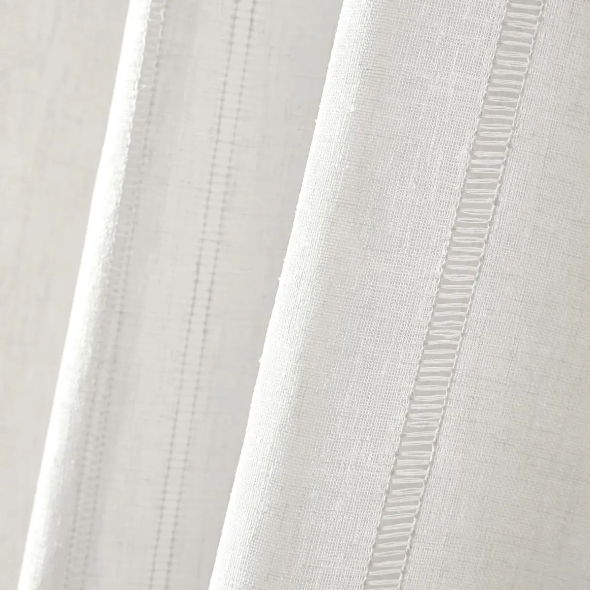 EMINZA Voilage œillets (140 x 240 cm) Léontine Blanc New
