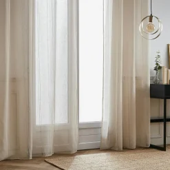 EMINZA Voilage œillets (140 x 280 cm) Léontine Beige Outlet