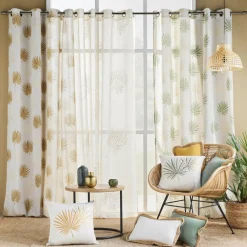 douceur d'intu017drieur Voilage œillets (140 x 240 cm) Lotus Beige Best