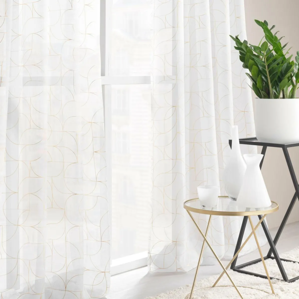 douceur d'intu017drieur Voilage œillets (140 x 240 cm) Louxor Blanc