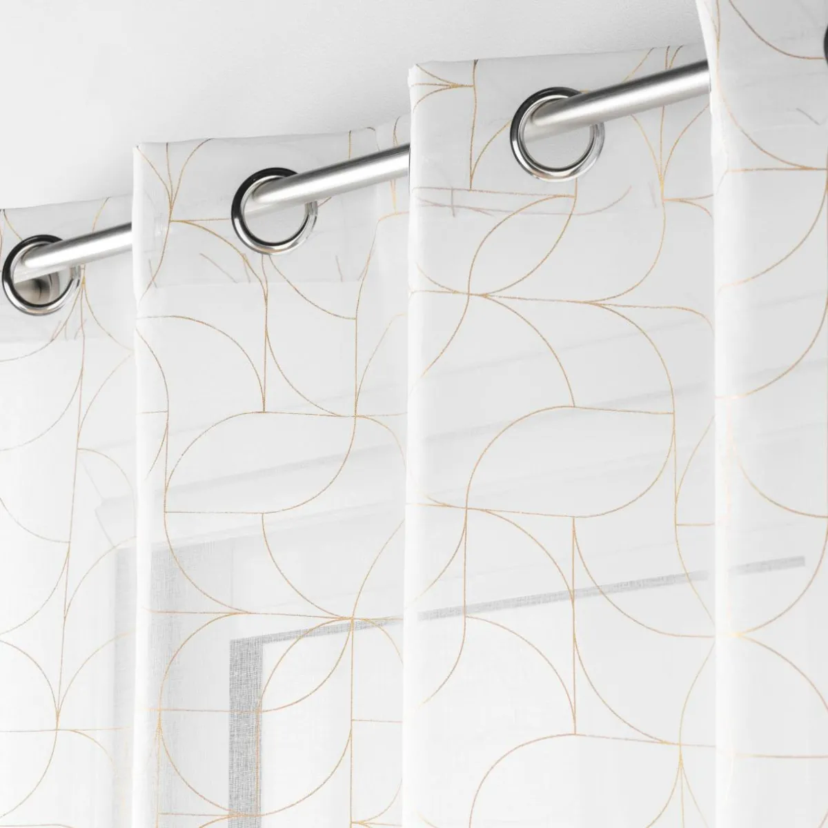 douceur d'intu017drieur Voilage œillets (140 x 240 cm) Louxor Blanc