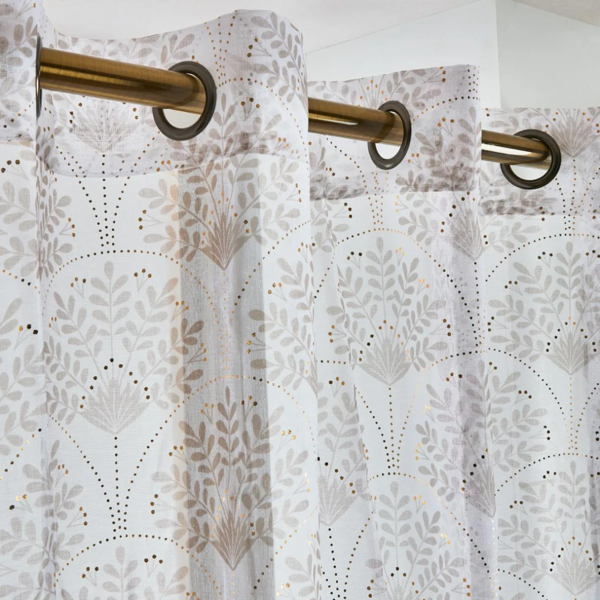douceur d'intu017drieur Voilage œillets (140 x 240 cm) Majestia Blanc Clearance
