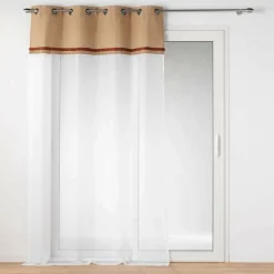 DOUCEUR D'INTERIEUR Voilage œillets (140 x 240 cm) Malory Terracotta Clearance