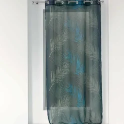 DOUCEUR D'INTERIEUR Voilage œillets (140 x 240 cm) Malyssa Bleu Clearance