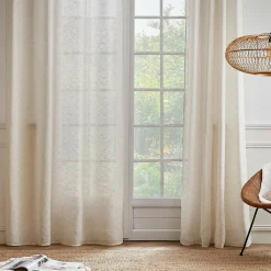 EMINZA Voilage œillets (140 x 280 cm) Maël Beige Hot