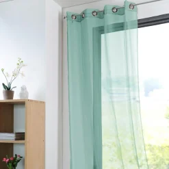 LOVELY CASA Voilage œillets (135 x 260 cm) Monna Vert Jade