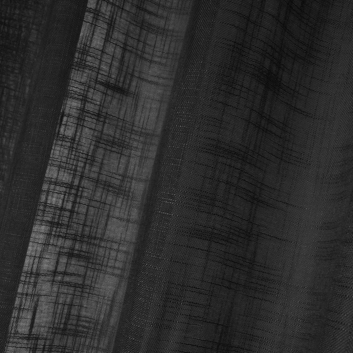 LOVELY CASA Voilage œillets (135 x 260 cm) Ontario Noir Outlet