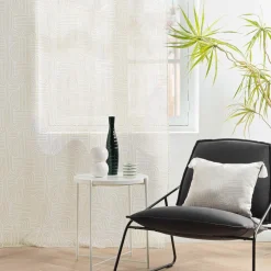 DOUCEUR D'INTERIEUR Voilage œillets (140 x 240 cm) Pandore Blanc Sale
