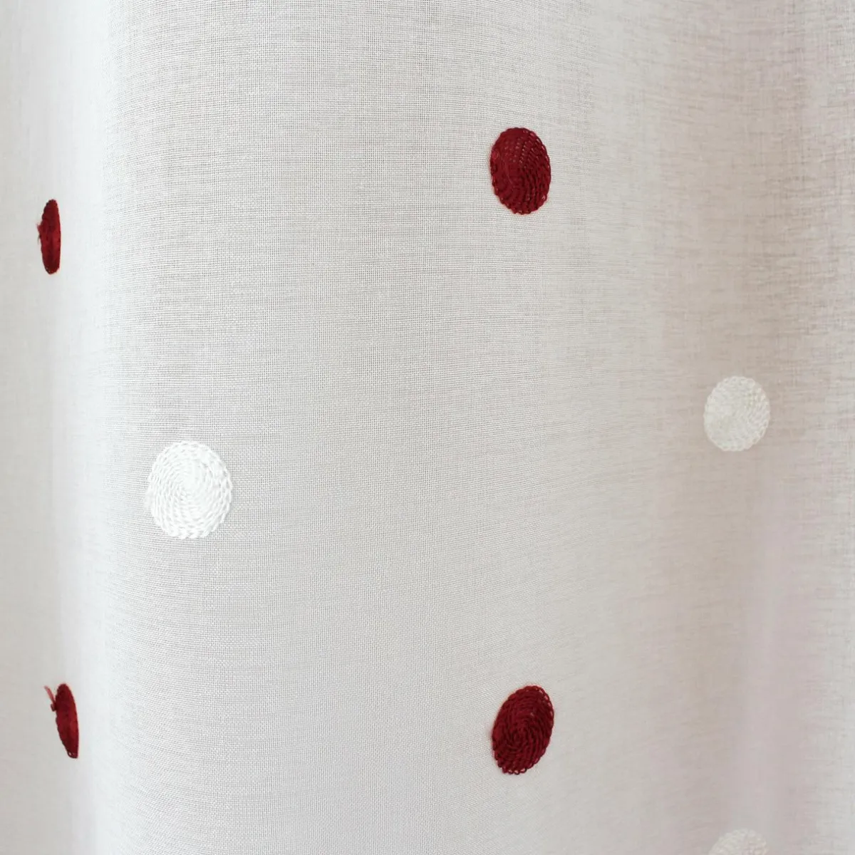 ENJOY HOME Voilage œillets (140 x 240 cm) Pointia Bordeaux Hot