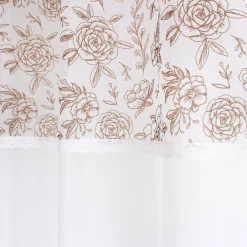 ENJOY HOME Voilage œillets (140 x 240 cm) Rosa Marron Hot