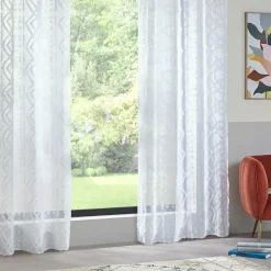 ATMOSPHERA Voilage œillets (140 x 240 cm) Salma Blanc New