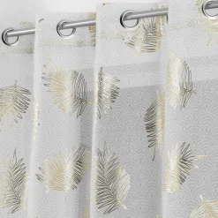 DOUCEUR D'INTERIEUR Voilage œillets (140 x 240 cm) Sunny Gold Or Hot