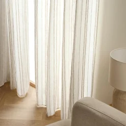 EMINZA Voilage œillets (280 x 240 cm) Théo Beige Sale