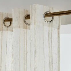 EMINZA Voilage œillets (140 x 280 cm) Théo Beige Sale