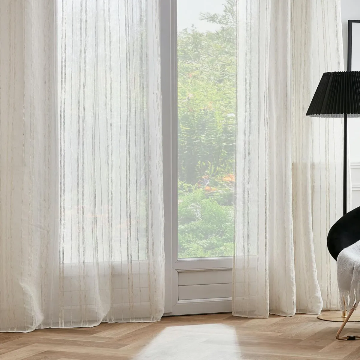 EMINZA Voilage œillets (140 x 280 cm) Théo Beige Sale