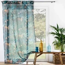 DOUCEUR D'INTERIEUR Voilage œillets (140 x 240 cm) Tilda Vert New
