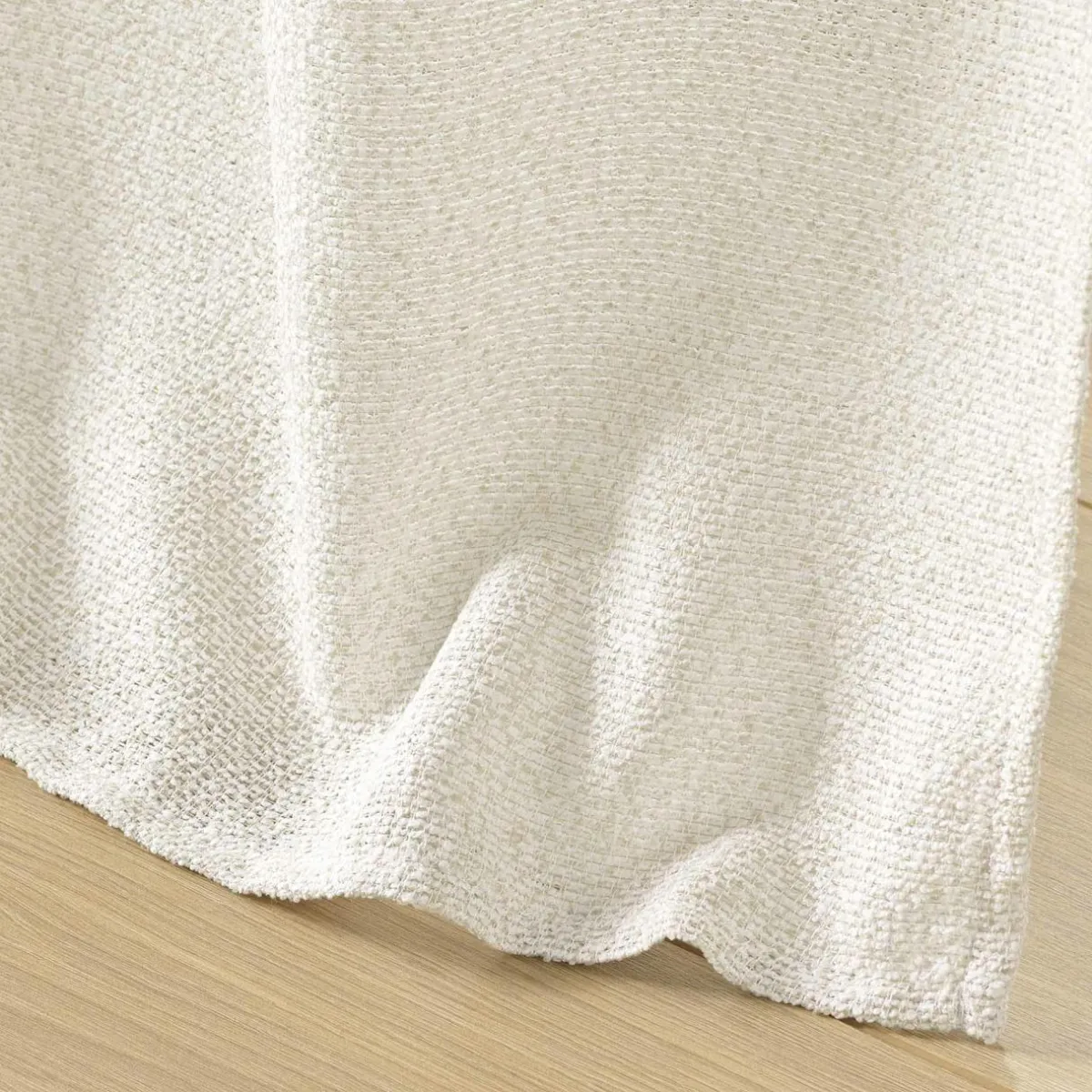 douceur d'intu017drieur Voilage œillets effet lainage (140 x 240 cm) Loulaine Beige