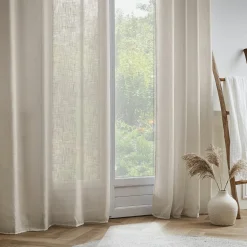 EMINZA Voilage œillets effet lin (140 x 240 cm) Robin Beige Best