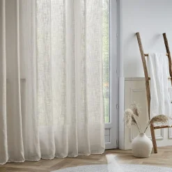 EMINZA Voilage œillets effet lin (280 x 240 cm) Robin Beige Sale