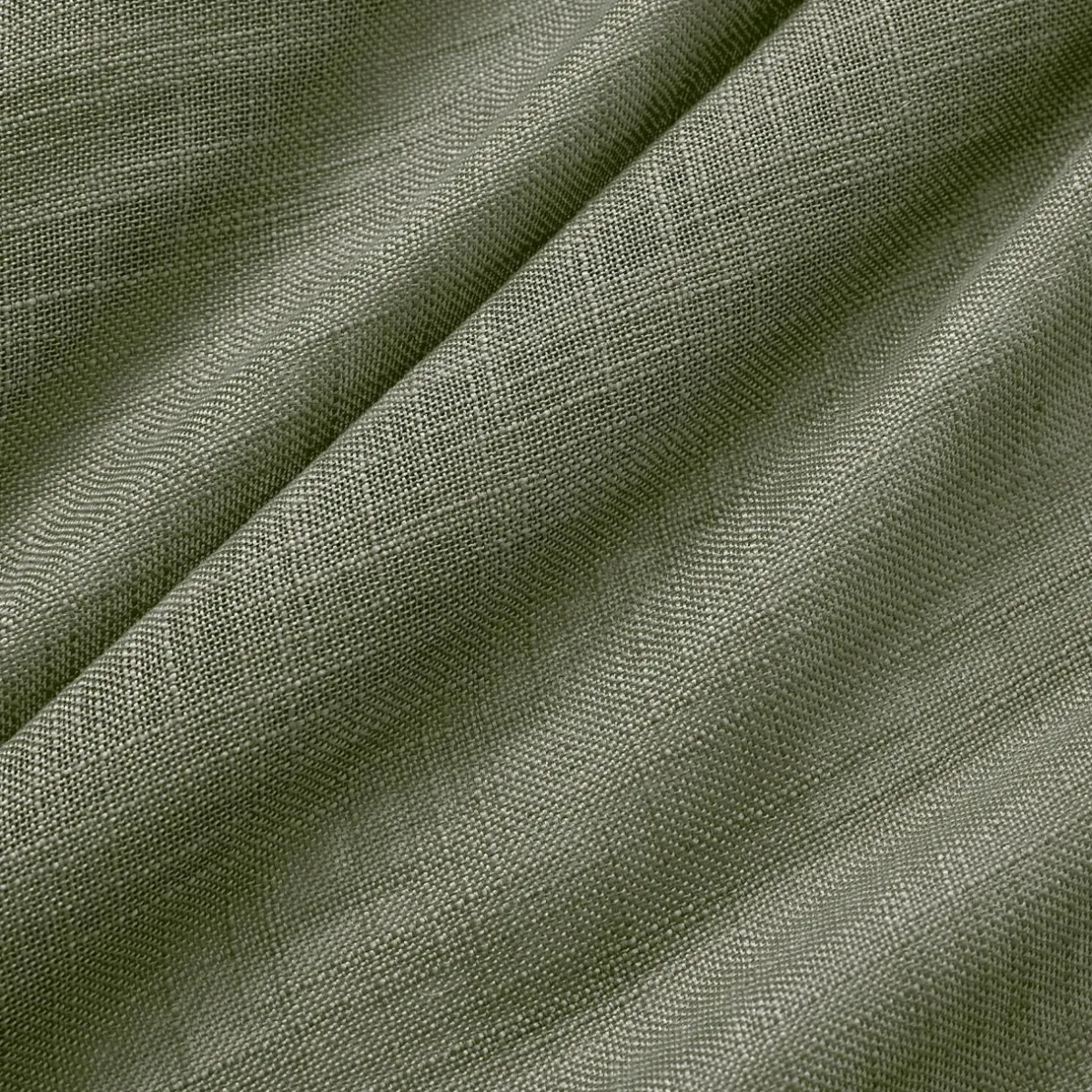 EMINZA Voilage œillets effet lin (140 x 240 cm) Robin Vert romarin Clearance
