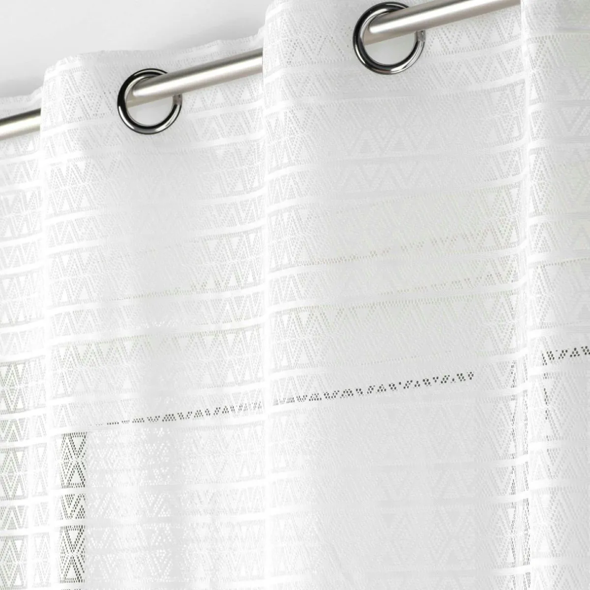DOUCEUR D'INTERIEUR Voilage maille (140 x 240 cm) Naomie Blanc Clearance