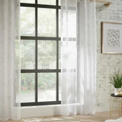 ATMOSPHERA Voilage oeillets (140 x 240 cm) Mia Blanc Clearance