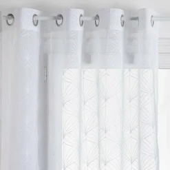 ATMOSPHERA Voilage oeillets (140 x 240 cm) Mia Blanc Clearance