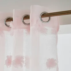 EMINZA Voilage oeillets pompons (140 x 240 cm) Suzie Rose Sale