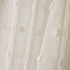 EMINZA Voilage oeillets pompons (140 x 240 cm) Emie Beige Sale