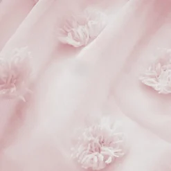 EMINZA Voilage oeillets pompons (140 x 280 cm) Suzie Rose Sale